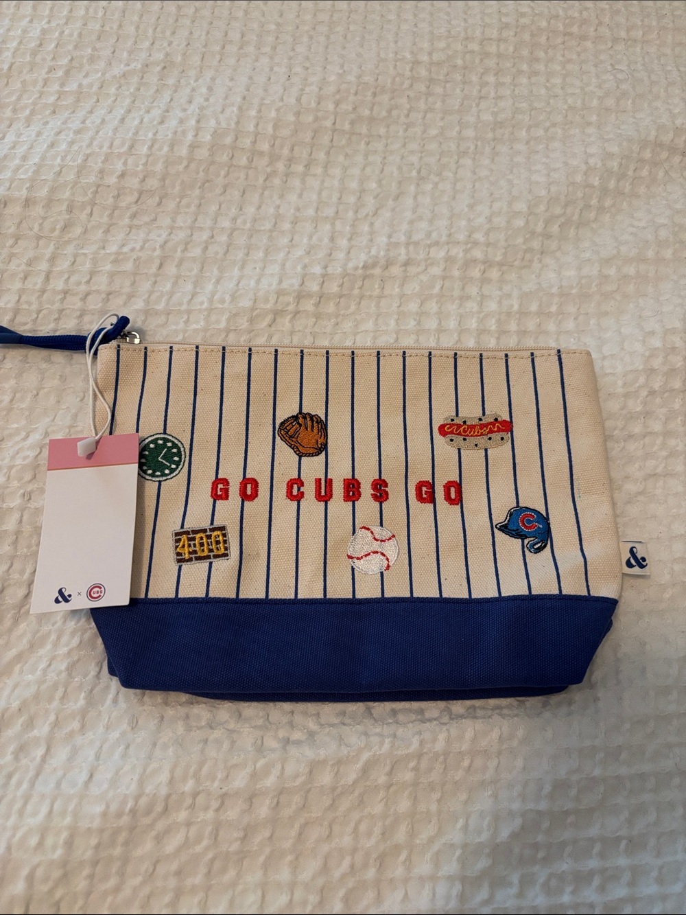 Go Cubs Go Cubs x Alice & Wonder Makeup Pouch